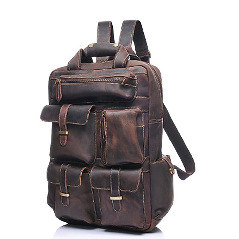 The Shelby Backpack - Handmade Genuine Leather